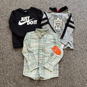 Boys size 4 tops